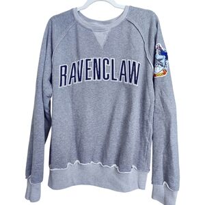 Universal Studios Harry Potter Ravenclaw Grey Comfy Crewneck Sweatshirt Medium
